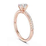 Ladies Ring DDLR-588@7 - Rose Gold - Image