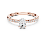 Ladies Ring DDLR-588@7 - Rose Gold - Image
