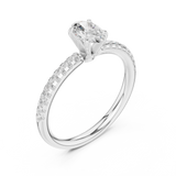 Ladies Ring DDLR-588@7 - White Gold - Image