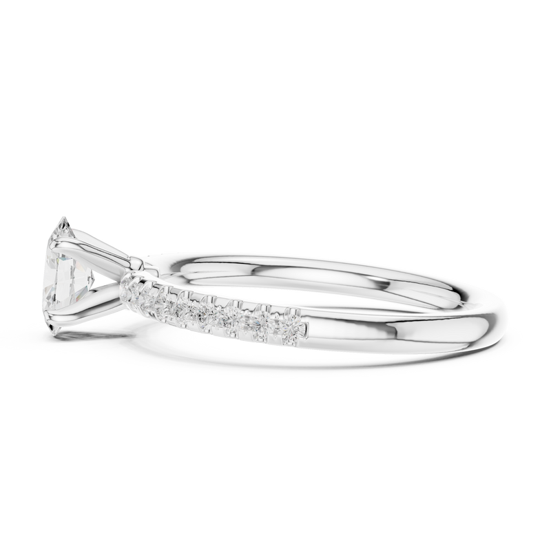 Ladies Ring DDLR-588@7 - White Gold - Image