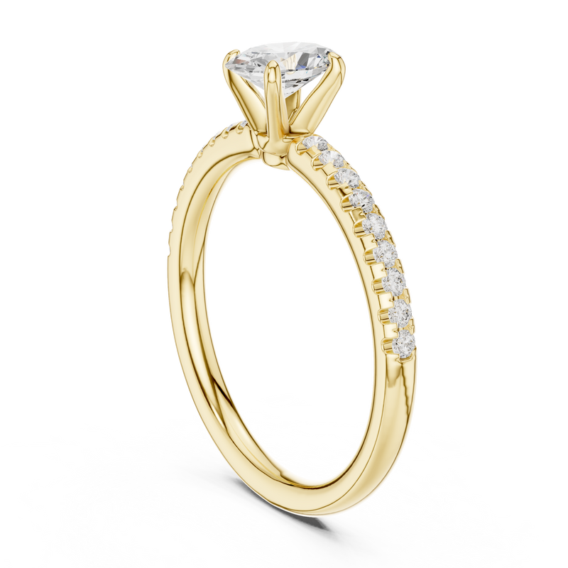 Ladies Ring DDLR-588@7 - Yellow Gold - Image