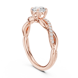 Ladies Ring DDLR-589@7 - Rose Gold - Image