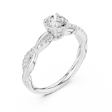 Ladies Ring DDLR-589@7 - White Gold - Image