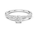 Ladies Ring DDLR-589@7 - White Gold - Image