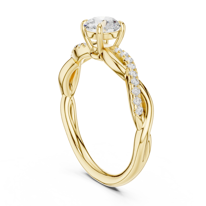 Ladies Ring DDLR-589@7 - Yellow Gold - Image
