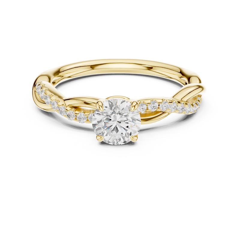 Ladies Ring DDLR-589@7 - Yellow Gold - Image
