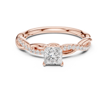 Ladies Ring DDLR-590@7 - Rose Gold - Image