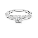 Ladies Ring DDLR-590@7 - White Gold - Image