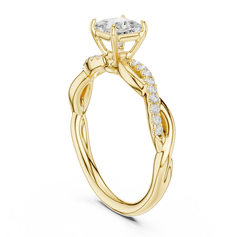 Ladies Ring DDLR-590@7 - Yellow Gold - Image
