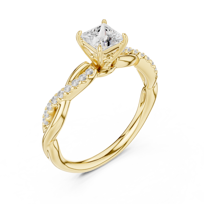 Ladies Ring DDLR-590@7 - Yellow Gold - Image