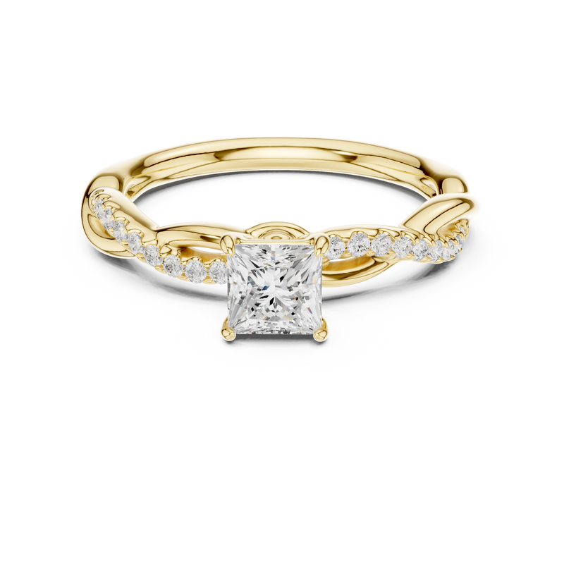 Ladies Ring DDLR-590@7 - Yellow Gold - Image