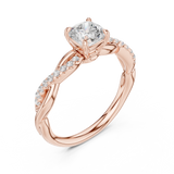 Ladies Ring DDLR-591@7 - Rose Gold - Image