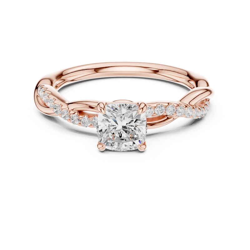 Ladies Ring DDLR-591@7 - Rose Gold - Image