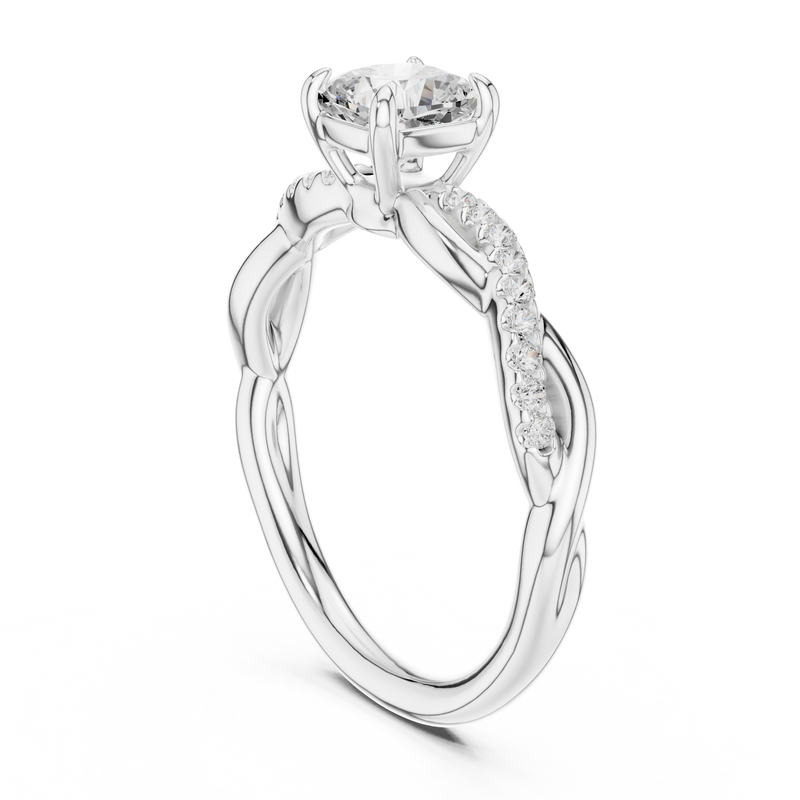 Ladies Ring DDLR-591@7 - White Gold - Image