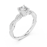 Ladies Ring DDLR-591@7 - White Gold - Image