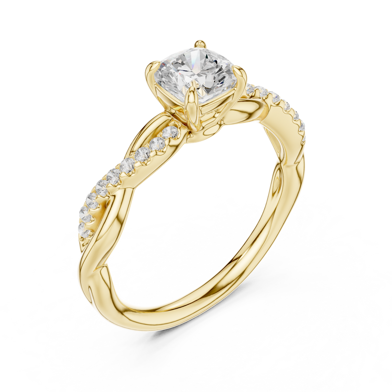 Ladies Ring DDLR-591@7 - Yellow Gold - Image