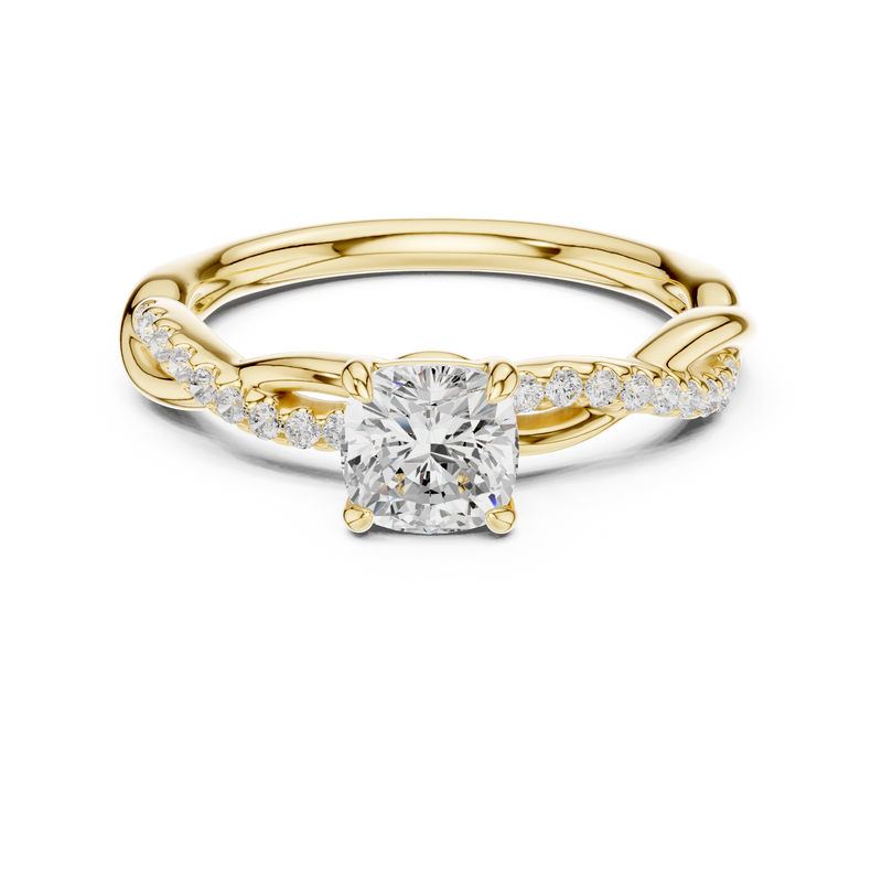 Ladies Ring DDLR-591@7 - Yellow Gold - Image
