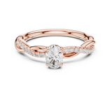 Ladies Ring DDLR-592@7 - Rose Gold - Image