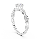 Ladies Ring DDLR-592@7 - White Gold - Image