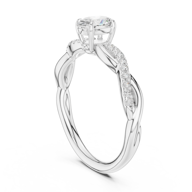 Ladies Ring DDLR-592@7 - White Gold - Image