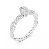 Ladies Ring DDLR-592@7 - White Gold - Image
