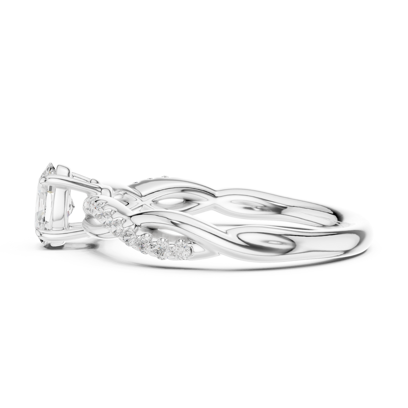 Ladies Ring DDLR-592@7 - White Gold - Image