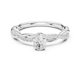 Ladies Ring DDLR-592@7 - White Gold - Image