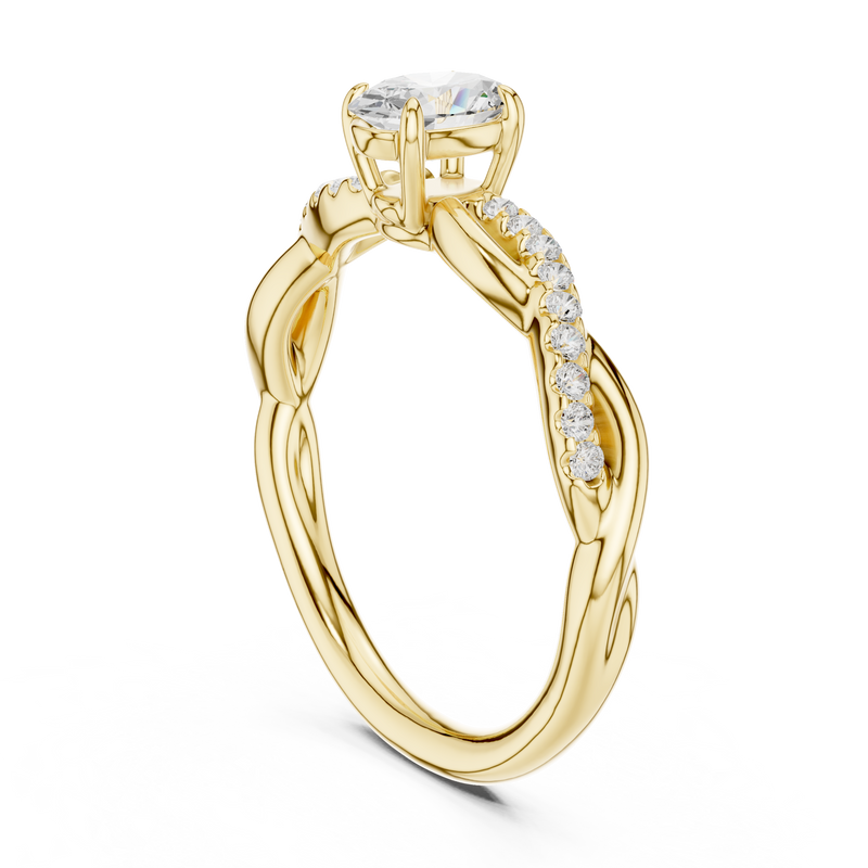 Ladies Ring DDLR-592@7 - Yellow Gold - Image