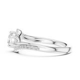 Ladies Ring DDLR-594@7 - White Gold - Image