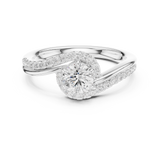 Ladies Ring DDLR-594@7 - White Gold - Image