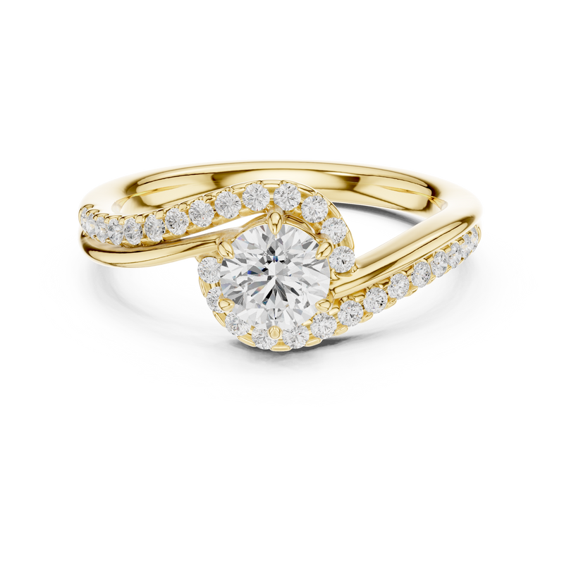 Ladies Ring DDLR-594@7 - Yellow Gold - Image
