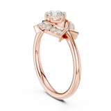 Ladies Ring DDLR-595@7 - Rose Gold - Image