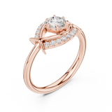 Ladies Ring DDLR-595@7 - Rose Gold - Image