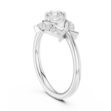 Ladies Ring DDLR-595@7 - White Gold - Image