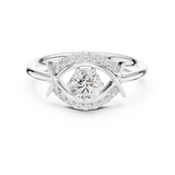 Ladies Ring DDLR-595@7 - White Gold - Image