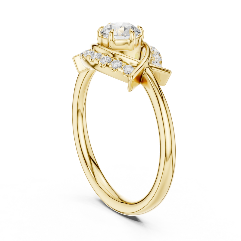 Ladies Ring DDLR-595@7 - Yellow Gold - Image