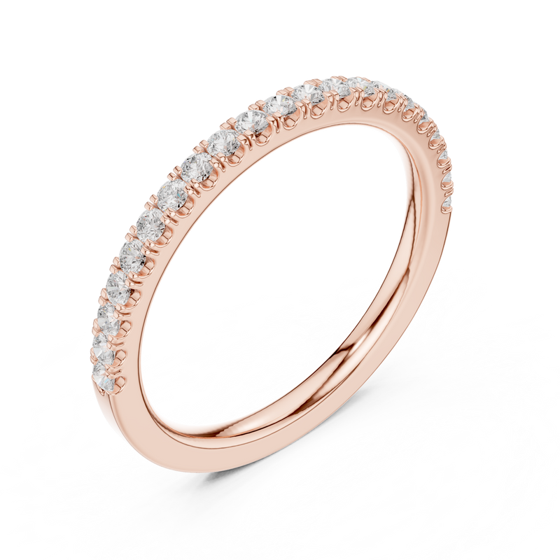 Ladies Ring DDLR-596@7 - Rose Gold - Image