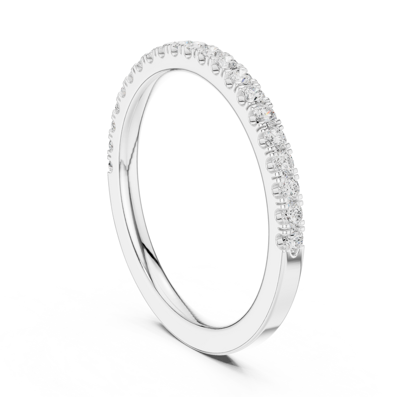 Ladies Ring DDLR-596@7 - White Gold - Image