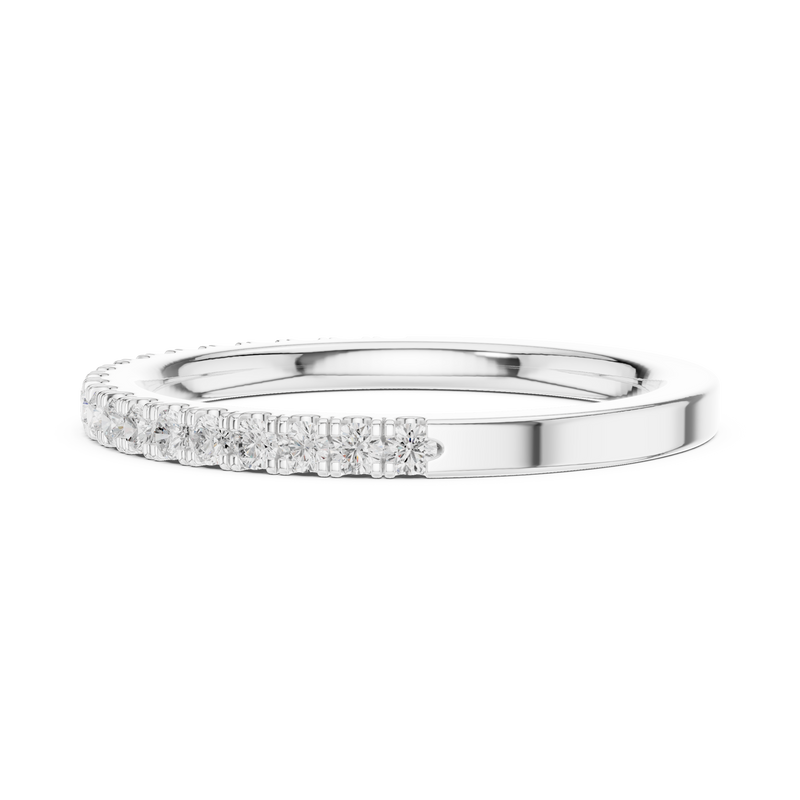 Ladies Ring DDLR-596@7 - White Gold - Image