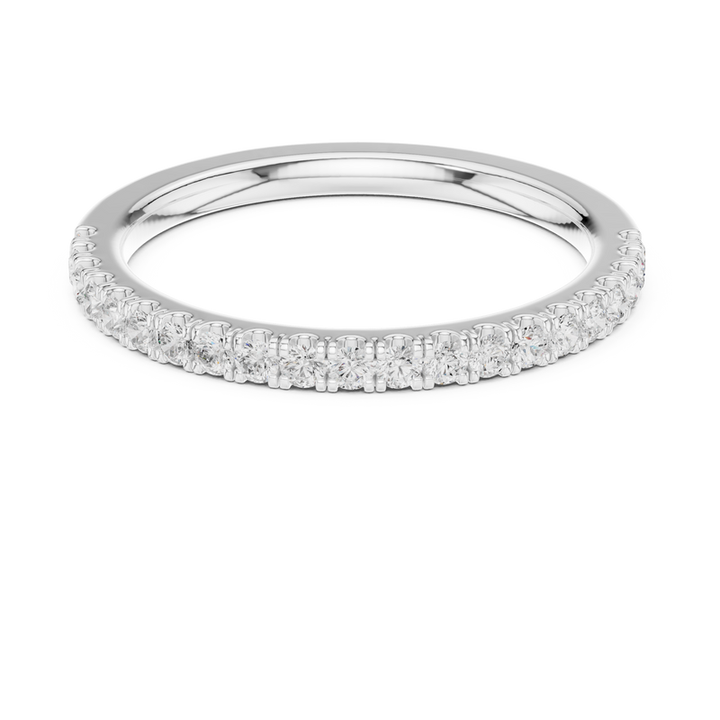 Ladies Ring DDLR-596@7 - White Gold - Image