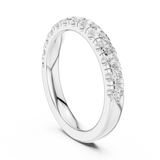 Ladies Ring DDLR-597@7 - White Gold - Image