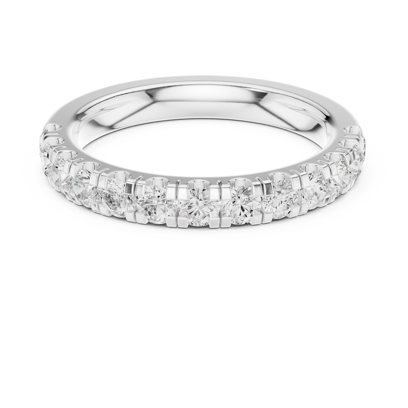 Ladies Ring DDLR-597@7 - White Gold - Image