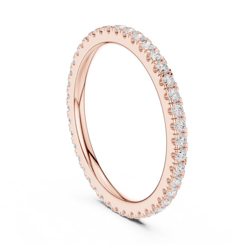 Ladies Ring DDLR-603@7 - Rose Gold - Image