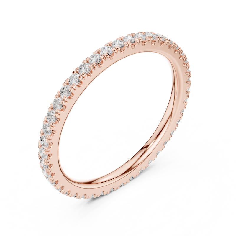 Ladies Ring DDLR-603@7 - Rose Gold - Image
