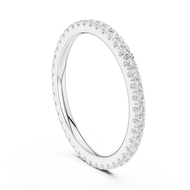 Ladies Ring DDLR-603@7 - White Gold - Image