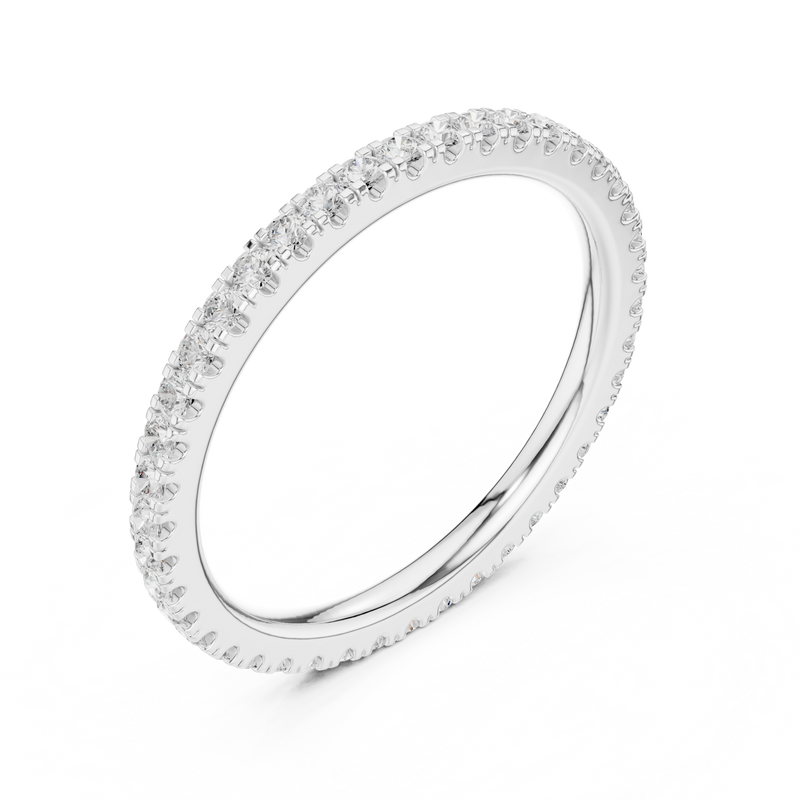 Ladies Ring DDLR-603@7 - White Gold - Image