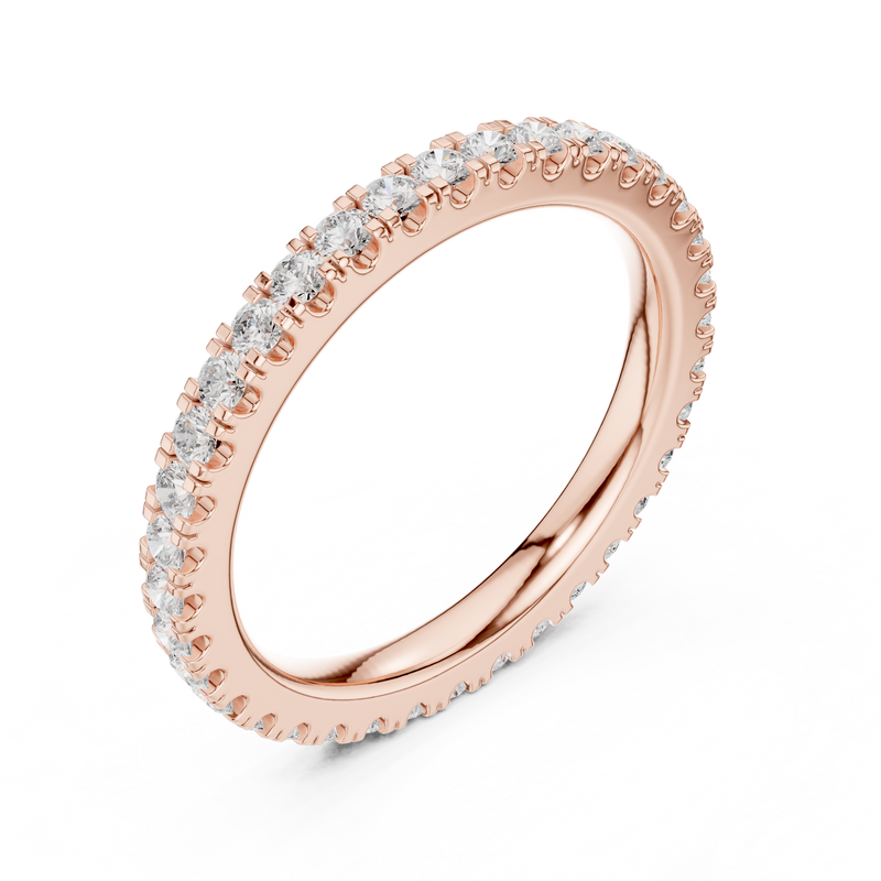 Ladies Ring DDLR-604@7 - Rose Gold - Image