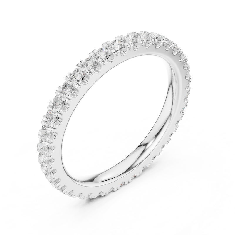 Ladies Ring DDLR-604@7 - White Gold - Image
