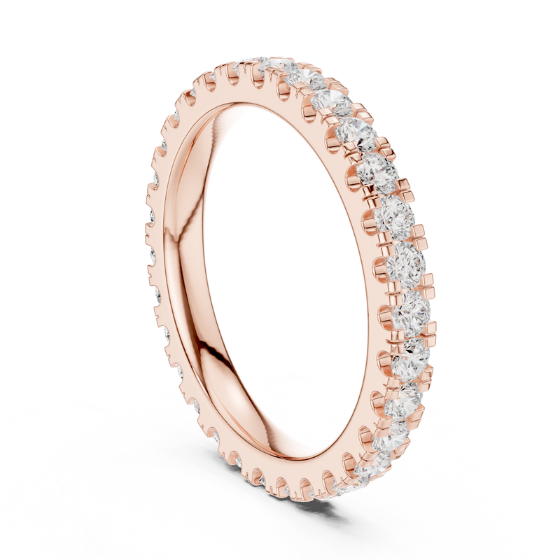 Ladies Ring DDLR-605@7 - Rose Gold - Image
