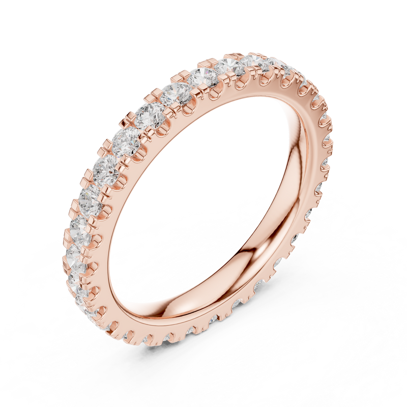 Ladies Ring DDLR-605@7 - Rose Gold - Image